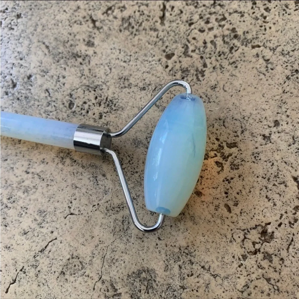 Anthropologie Well Done Opal Crystal Facial Roller